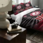 Umass Minutemen Sunburst Splatter Bedding Set Best Selling