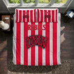 Unlv Rebels Stripe Style Bedding Set Best Selling