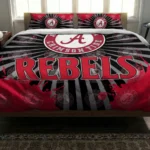 Unlv Rebels Sunburst Splatter Bedding Set Best Selling