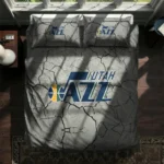 Utah Jazz Cracked Texture Bedding Set Best Selling