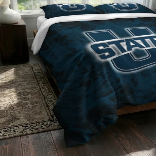 Utah State Aggies Red Mist Bedding Set Fashion Forward
