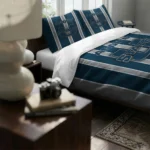 Utah State Aggies Stripe Style Bedding Set Best Selling