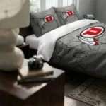Utah Utes Cracked Texture Bedding Set Best Selling