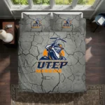 Utep Miners Cracked Texture Bedding Set Best Selling