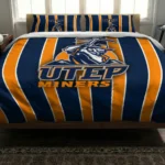 Utep Miners Stripe Style Bedding Set Best Selling