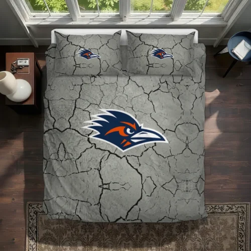 Utsa Roadrunners Cracked Texture Bedding Set Best Selling