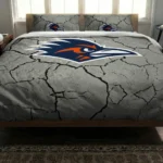 Utsa Roadrunners Cracked Texture Bedding Set Best Selling