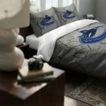 Vancouver Canucks Cracked Texture Bedding Set Best Selling