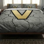 Vanderbilt Commodores Cracked Texture Bedding Set Best Selling
