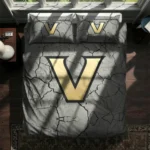 Vanderbilt Commodores Cracked Texture Bedding Set Best Selling