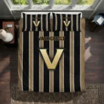 Vanderbilt Commodores Stripe Style Bedding Set Best Selling