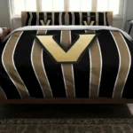 Vanderbilt Commodores Stripe Style Bedding Set Best Selling