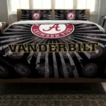 Vanderbilt Commodores Sunburst Splatter Bedding Set Best Selling