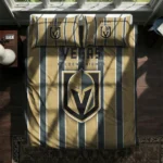 Vegas Golden Knights Stripe Style Bedding Set Best Selling