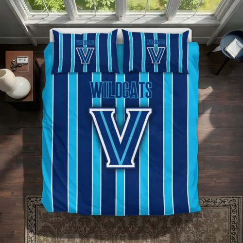 Villanova Wildcats Stripe Style Bedding Set Best Selling