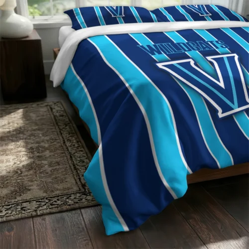 Villanova Wildcats Stripe Style Bedding Set Fashion Forward