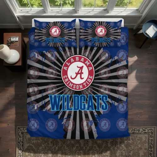 Villanova Wildcats Sunburst Splatter Bedding Set Best Selling