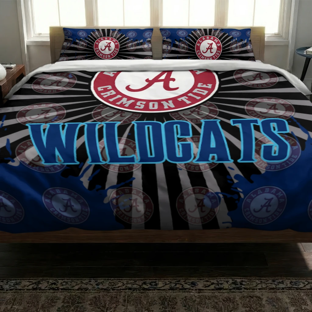 Villanova Wildcats Sunburst Splatter Bedding Set Latest Model Villanova Wildcats Sunburst Splatter Bedding Set Latest Model