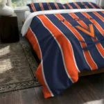 Virginia Cavaliers Stripe Style Bedding Set Best Selling