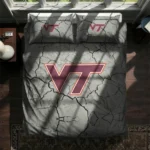 Virginia Tech Hokies Cracked Texture Bedding Set Best Selling