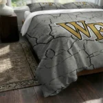 Wake Forest Demon Deacons Cracked Texture Bedding Set Best Selling