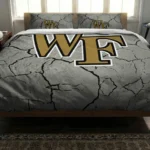 Wake Forest Demon Deacons Cracked Texture Bedding Set Best Selling