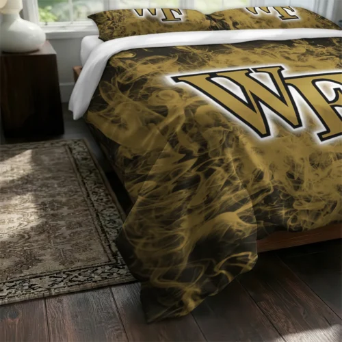 Wake Forest Demon Deacons Red Mist Bedding Set Fashion Forward