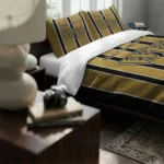 Wake Forest Demon Deacons Stripe Style Bedding Set Best Selling