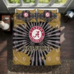 Wake Forest Demon Deacons Sunburst Splatter Bedding Set Best Selling