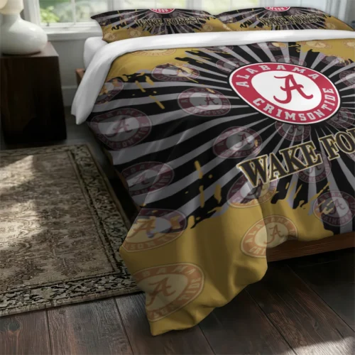 Wake Forest Demon Deacons Sunburst Splatter Bedding Set Fashion Forward