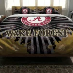 Wake Forest Demon Deacons Sunburst Splatter Bedding Set Best Selling