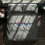 Washington Capitals Cracked Texture Bedding Set Best Selling