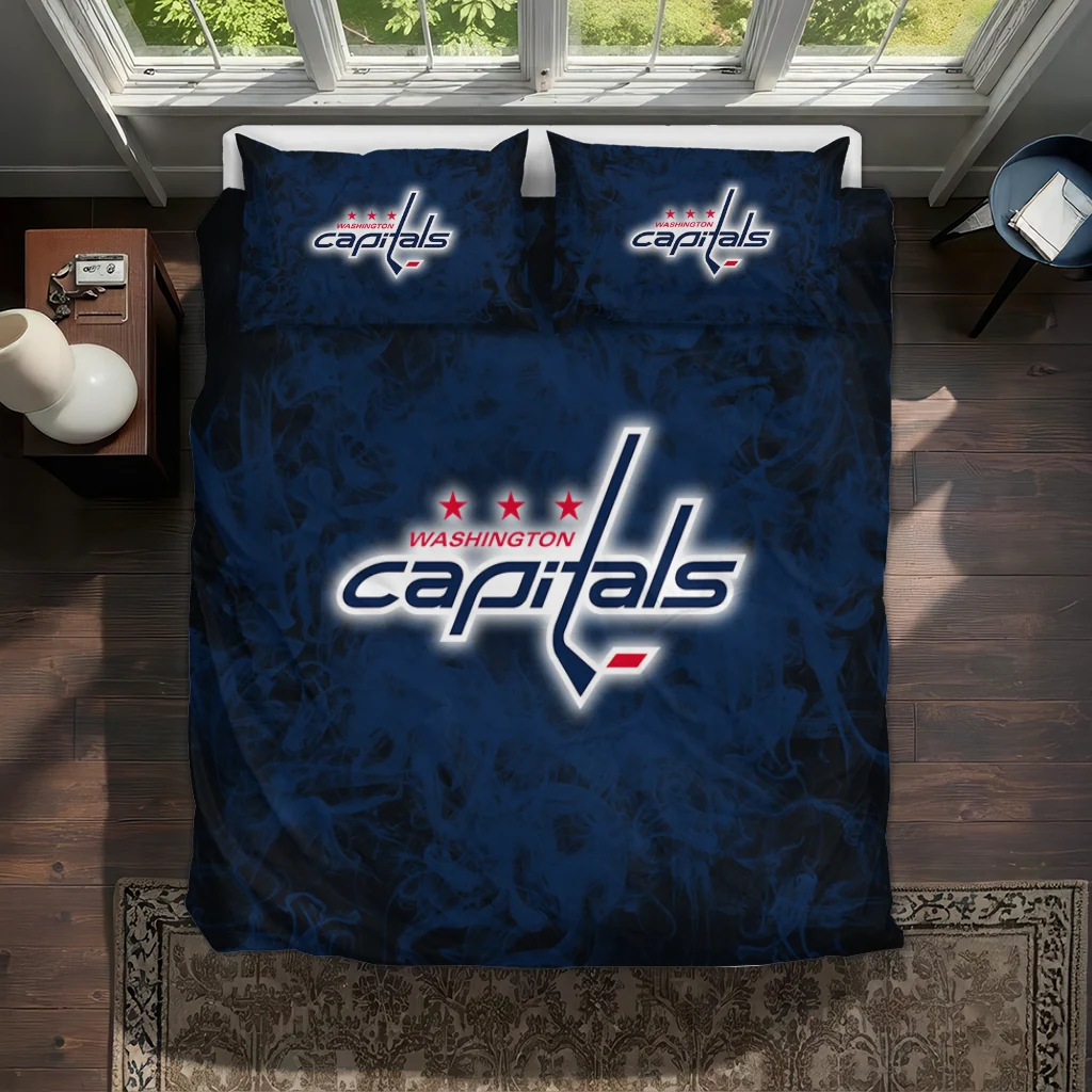 Washington Capitals Red Mist Bedding Set Best Selling Washington Capitals Red Mist Bedding Set Best Selling