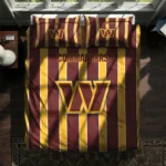 Washington Commanders Stripe Style Bedding Set Best Selling
