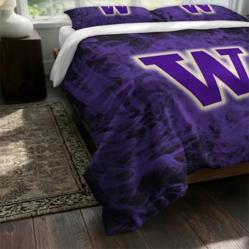 Washington Huskies Red Mist Bedding Set Fashion Forward