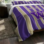 Washington Huskies Stripe Style Bedding Set Best Selling