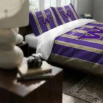Washington Huskies Stripe Style Bedding Set Best Selling