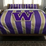Washington Huskies Stripe Style Bedding Set Best Selling