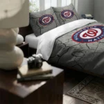 Washington Nationals Cracked Texture Bedding Set Best Selling