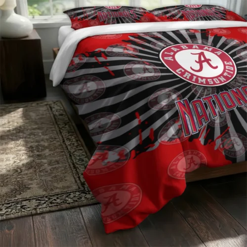 Washington Nationals Sunburst Splatter Bedding Set Fashion Forward