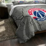 Washington Wizards Cracked Texture Bedding Set Best Selling