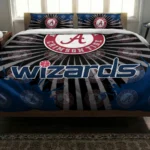 Washington Wizards Sunburst Splatter Bedding Set Best Selling