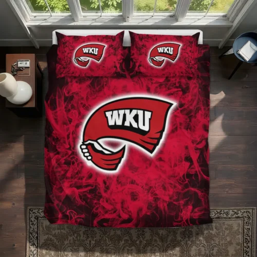 Western Kentucky Hilltoppers Red Mist Bedding Set Best Selling