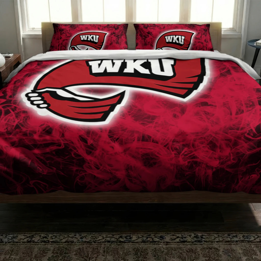 Western Kentucky Hilltoppers Red Mist Bedding Set Latest Model Western Kentucky Hilltoppers Red Mist Bedding Set Latest Model