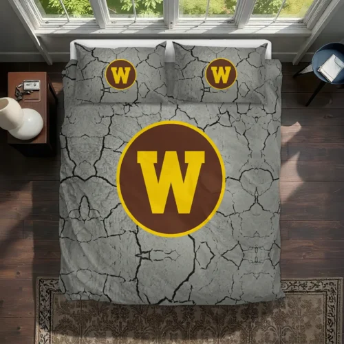 Western Michigan Broncos Cracked Texture Bedding Set Best Selling