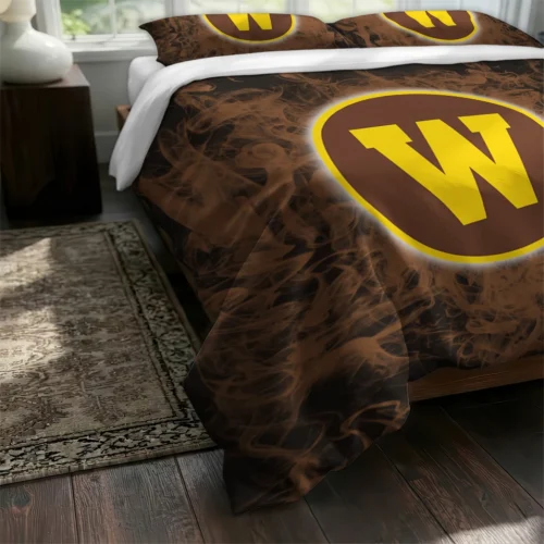 Western Michigan Broncos Red Mist Bedding Set Fashion Forward