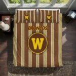 Western Michigan Broncos Stripe Style Bedding Set Best Selling