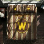 Western Michigan Broncos Stripe Style Bedding Set Best Selling