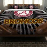 Western Michigan Broncos Sunburst Splatter Bedding Set Best Selling