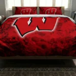 Wisconsin Badgers Red Mist Bedding Set Best Selling